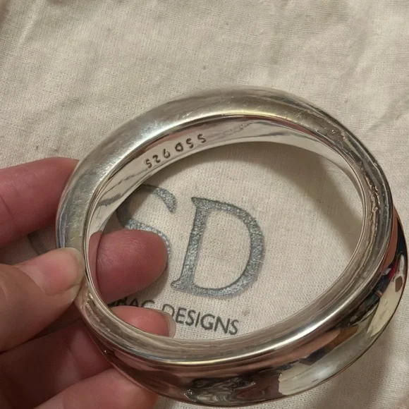 Simon Sebbag Polished Silver Bracelet - Picture 4 of 7